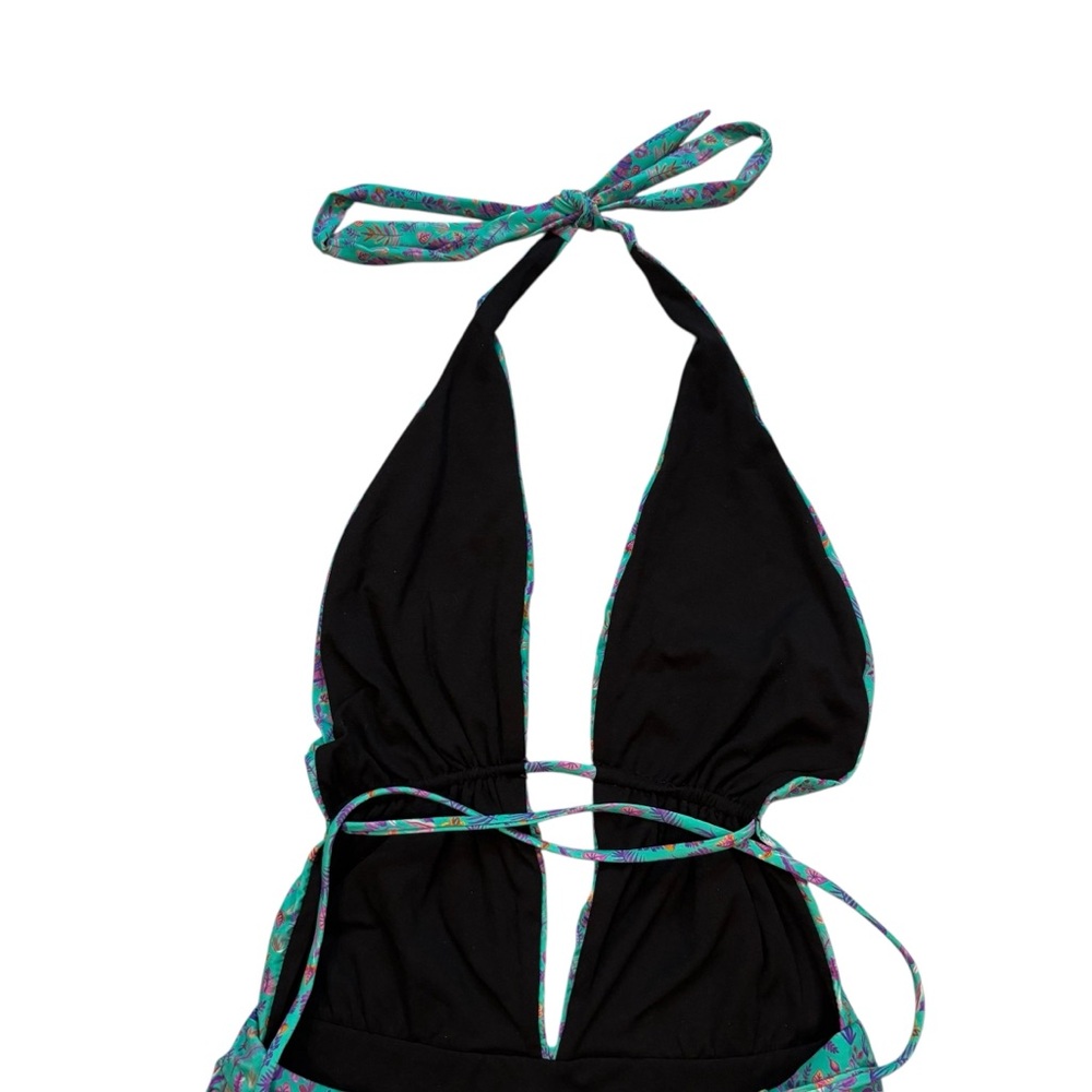 Liberty London Floral One Piece Swimsuit, Sz M - Picture 9 of 13